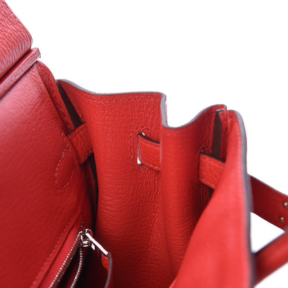 Hermes Togo Birkin 25 Rouge De Coeur 15 of 31