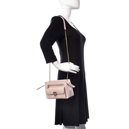 Givenchy Goatskin Diamond Quilted Pocket Crossbody Pale Pink 2 of 12