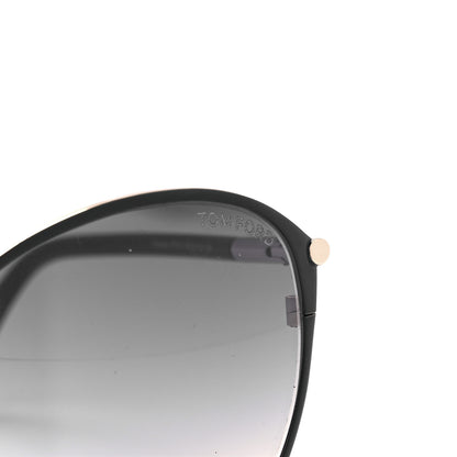 Tom Ford Penelope Vintage Round Sunglasses TF320 Black 8 of 9