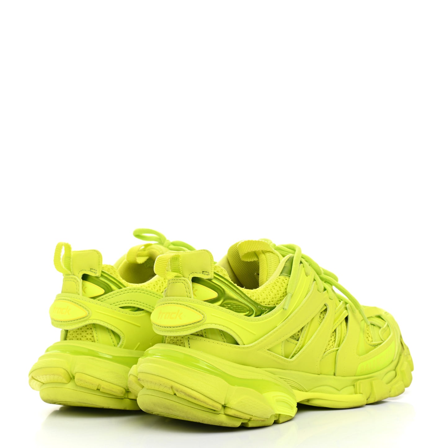 Mesh Nylon Womens Track Sneakers 36 Lime
