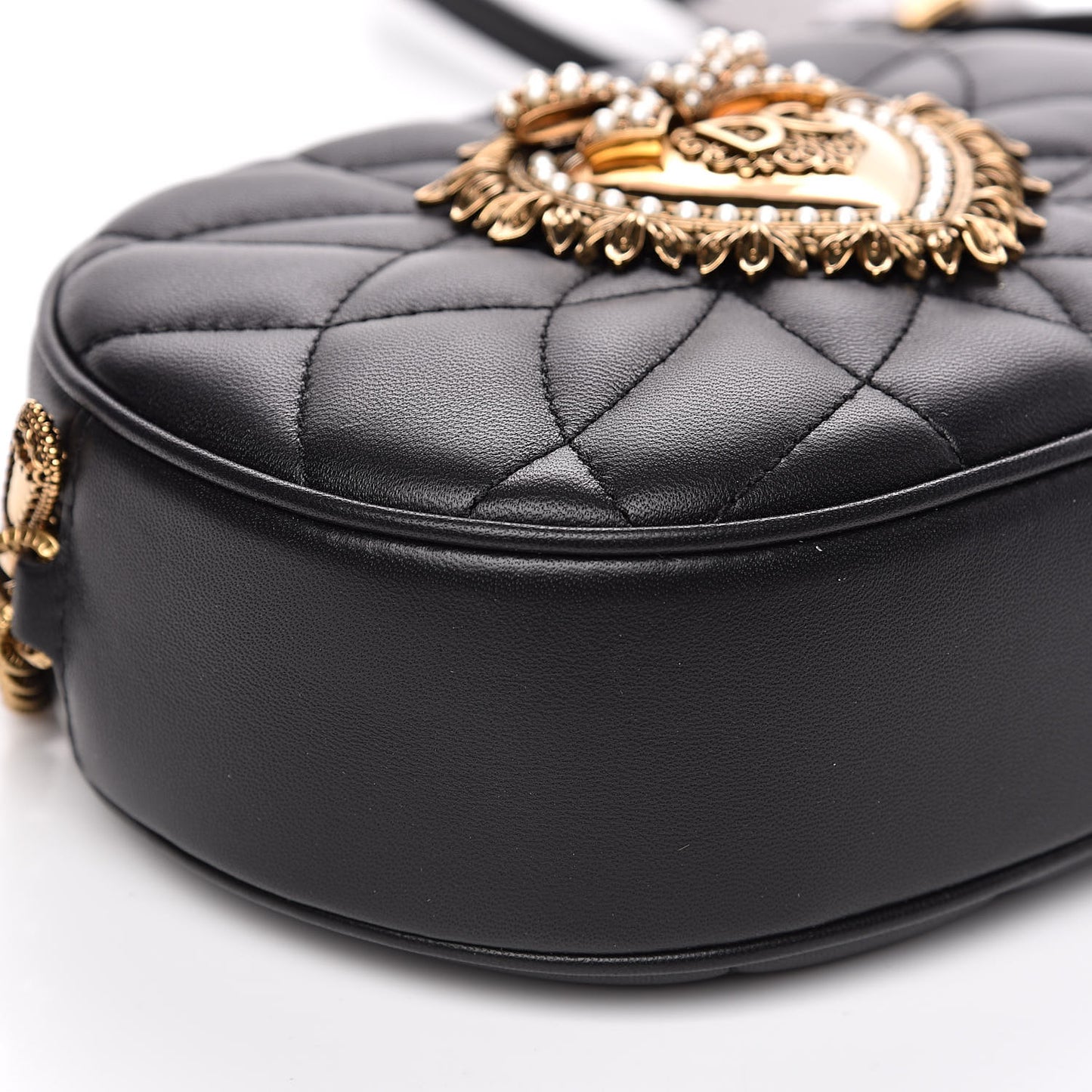 Smooth Calfskin Mini Devotion Camera Bag Black