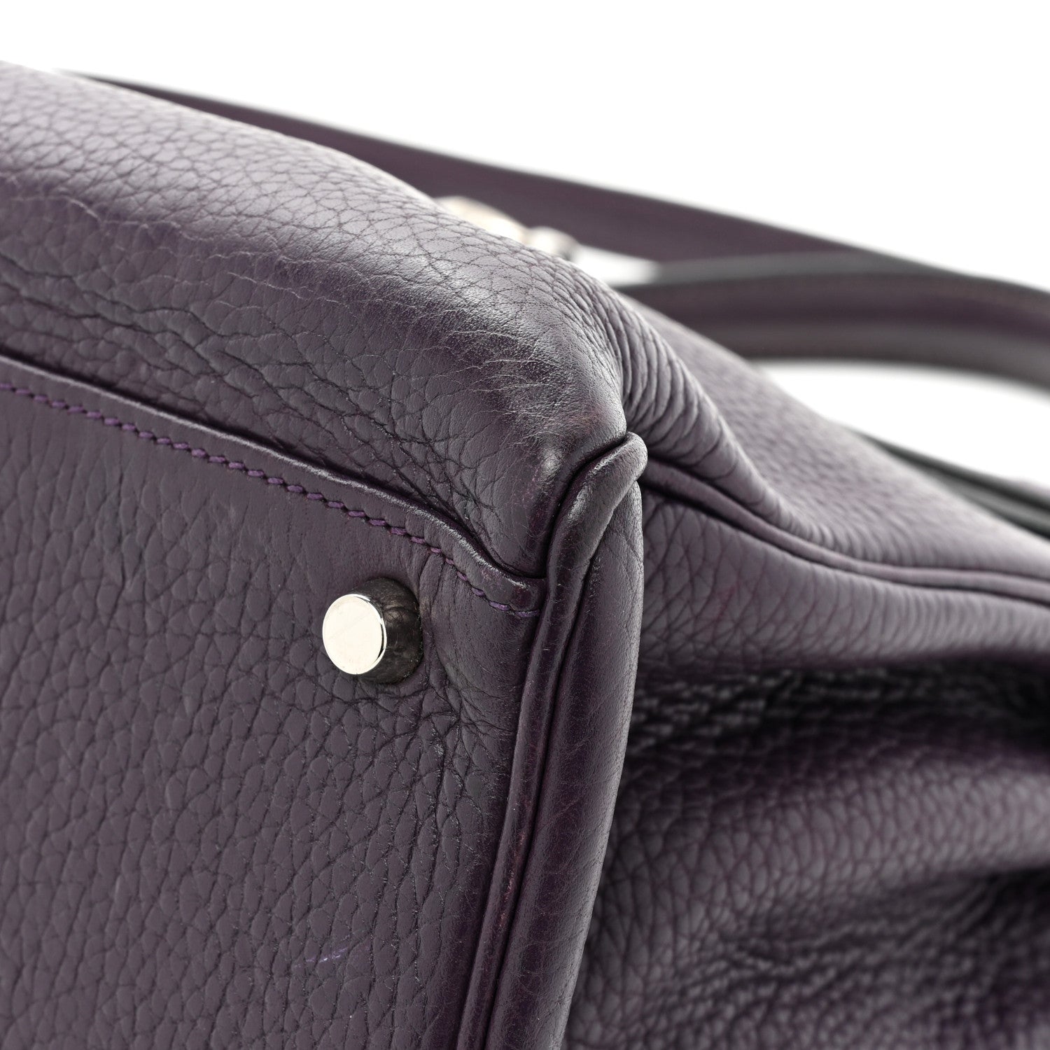 Hermes Taurillon Clemence Kelly Retourne 35 Raisin 14 of 18