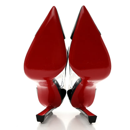 Christian Louboutin Patent PVC Debout Condorapik 100 Pumps 39 Black 5 of 7