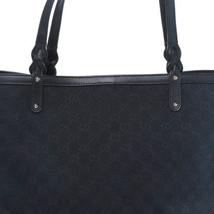 Gucci Monogram Medium Craft Tote Black 7 of 9