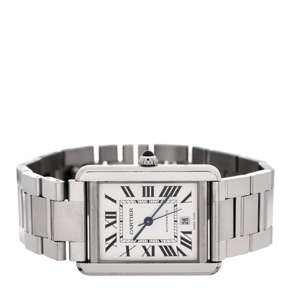 Cartier Stainless Steel 31mm Tank Solo Automatic Watch 2 of 6