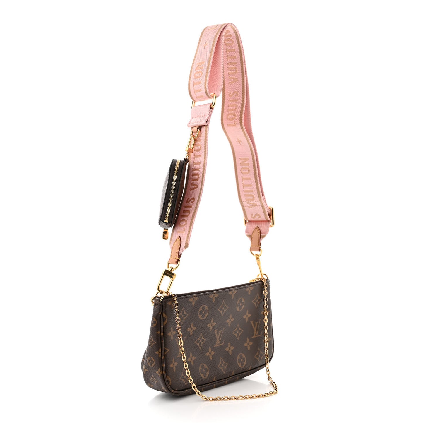 Monogram Multi Pochette Accessories Rose Clair