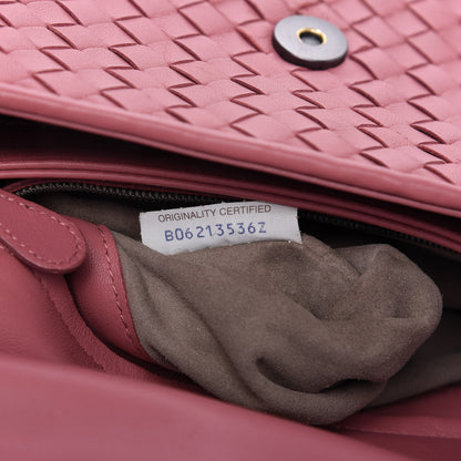 Bottega Veneta Nappa Intrecciato Small Olimpia Shoulder Bag Rose Pink 9 of 11