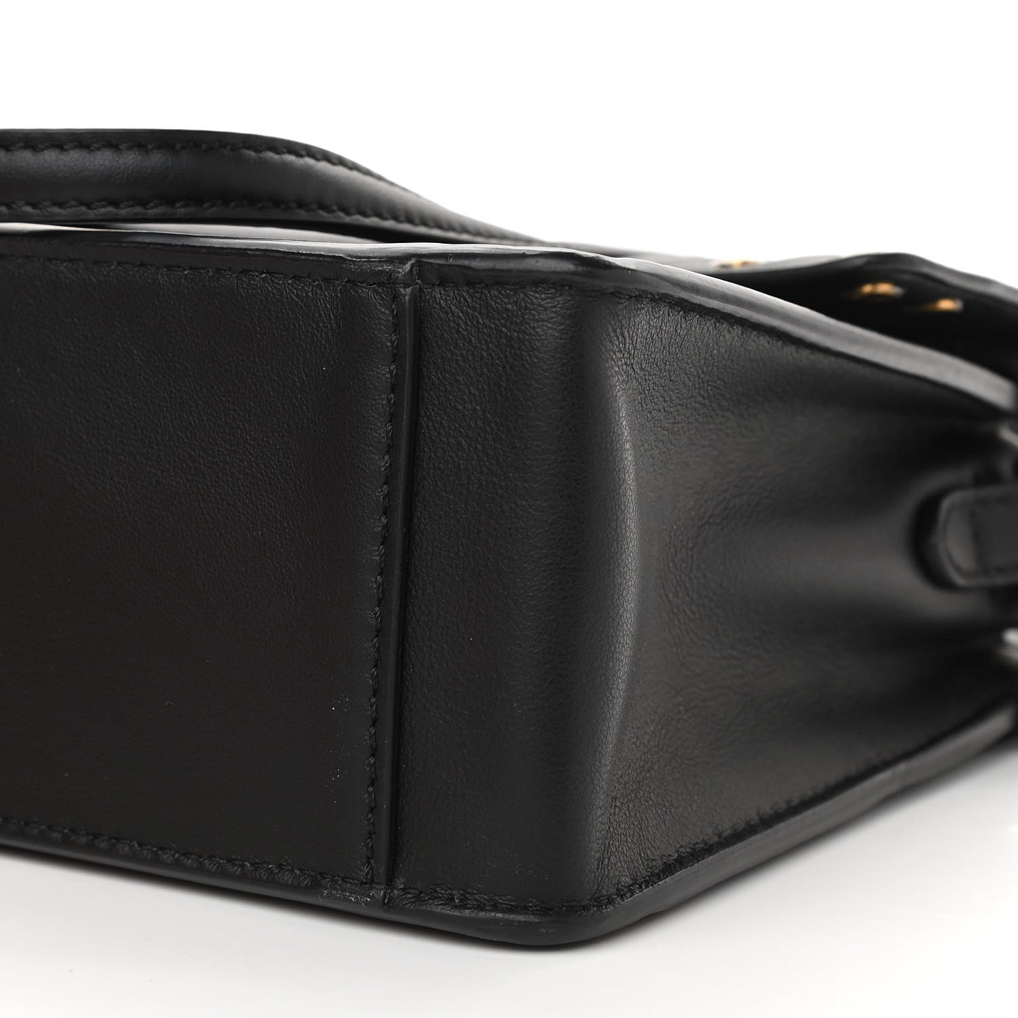 Vitello Grace Matte Small Flip Tote Black