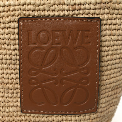 Loewe Raffia Mini Slit Tote Bag Natural Tan 6 of 11