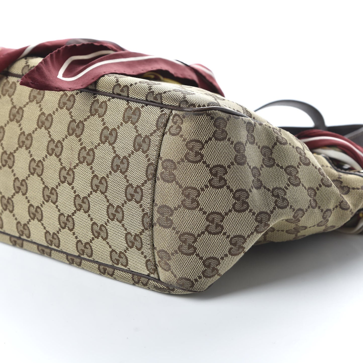 Monogram Medium Positano Tote Dark Brown