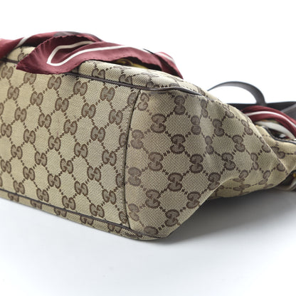 Gucci Monogram Medium Positano Tote Dark Brown 7 of 11
