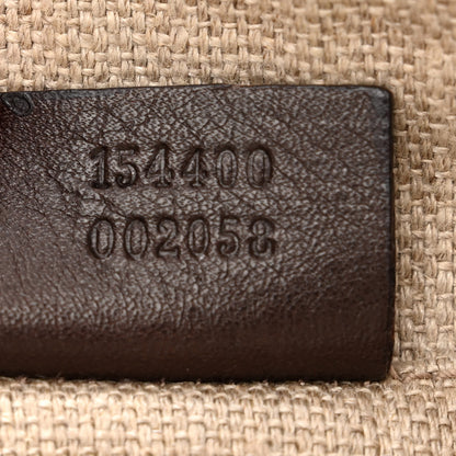 Gucci Pony Hair Zebra Print Crossbody Bag Brown 7 of 10