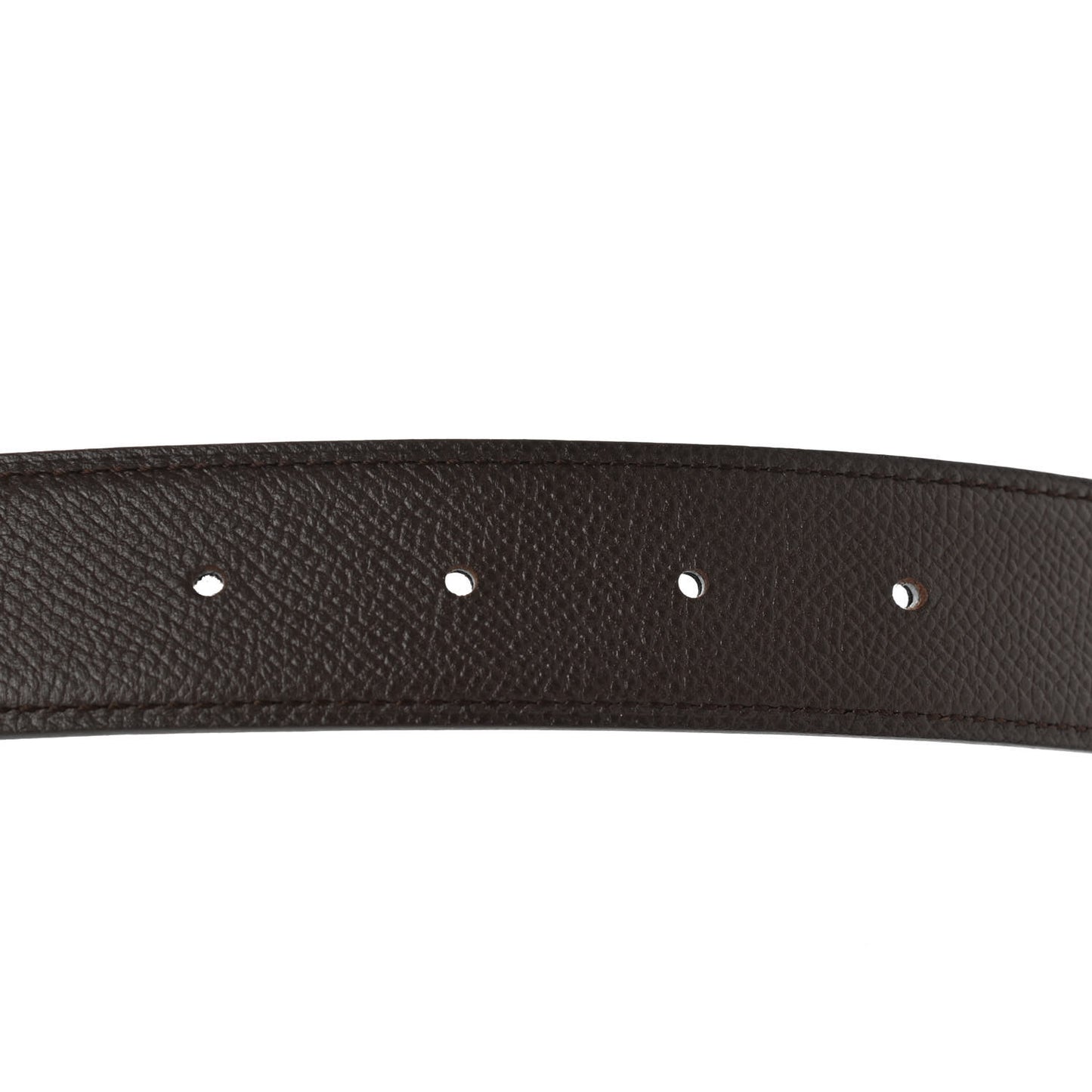 Epsom Swift 32mm Belt Strap 85 Chocolate Black