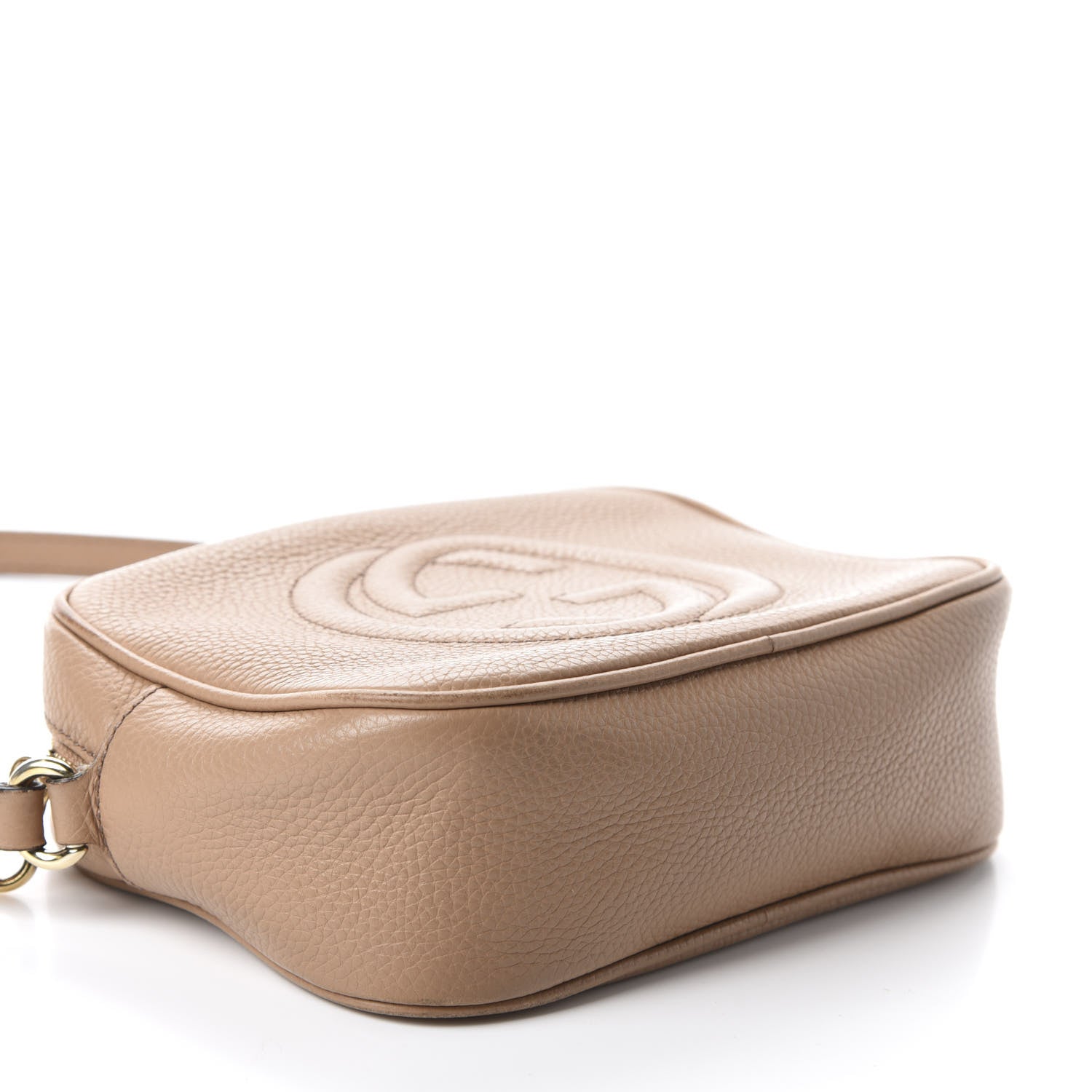 Gucci Pebbled Calfskin Small Soho Disco Bag Rose Beige 4 of 21