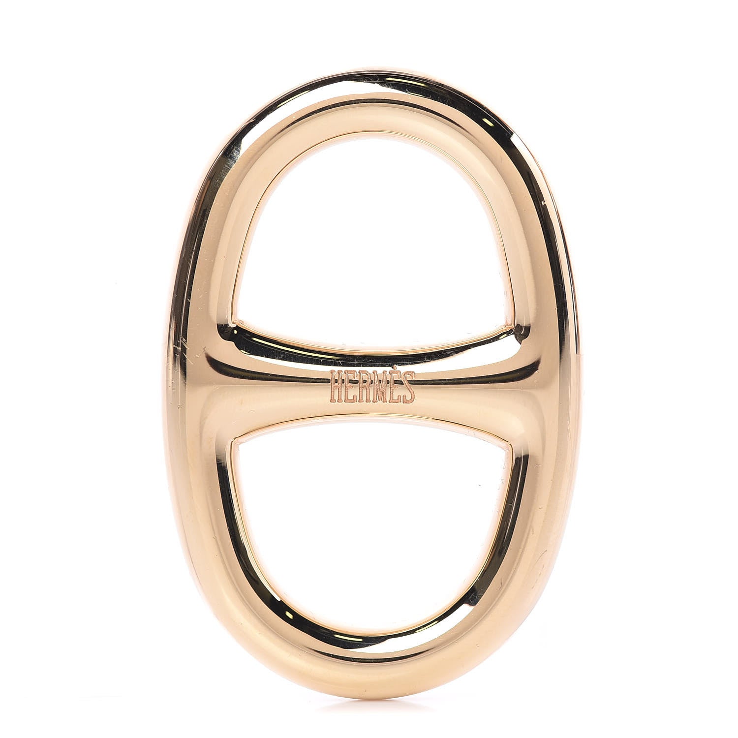 Hermes Permabrass Chaine D'Ancre Scarf Ring 1 of 3