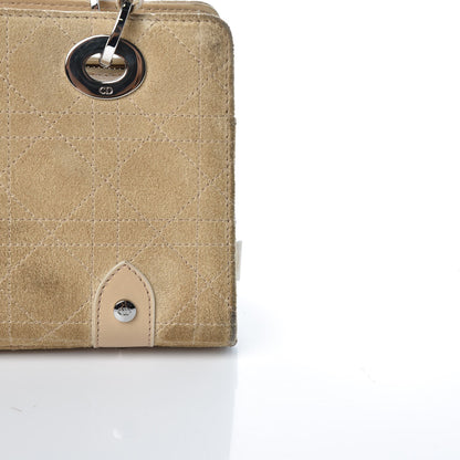 Christian Dior Suede Cannage Stitched East West Lady Dior Beige 17 of 25