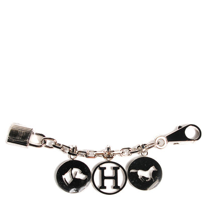 Hermes Palladium Breloque Bag Charm Silver 7 of 12