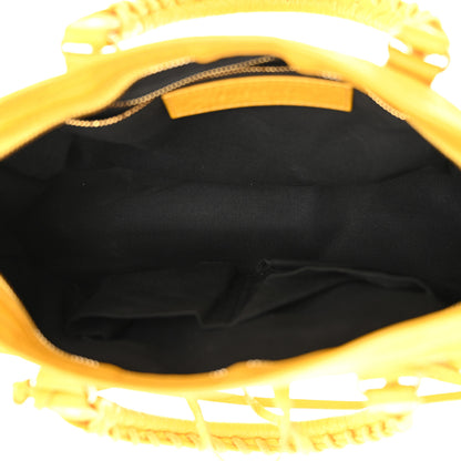 Balenciaga Agneau Classic Silver Hardware S City Jaune Epi 6 of 17