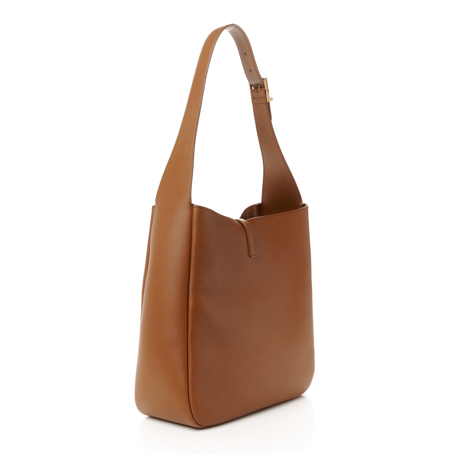 Grained Calfskin Large Le 5 A 7 Soft Hobo Fox