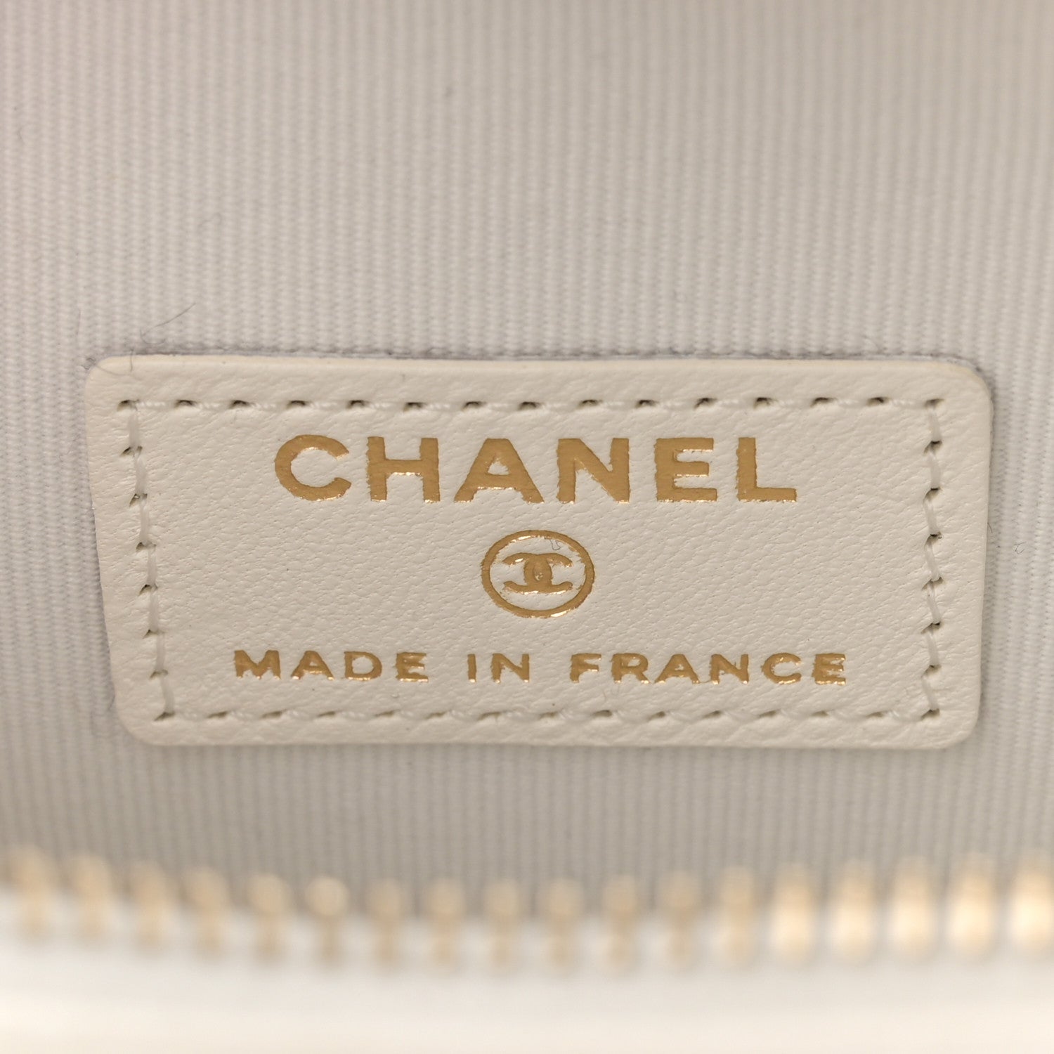 Chanel Lambskin Quilted CC In Love Heart Clutch With Chain White 6 of 12