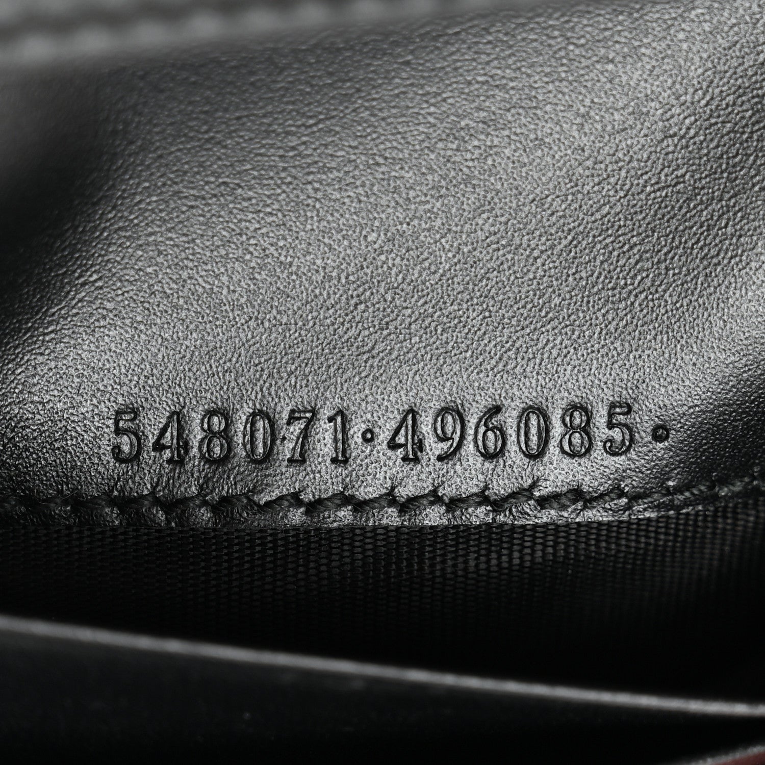 Gucci Calfskin Diagonal GG Card Case Black 7 of 7