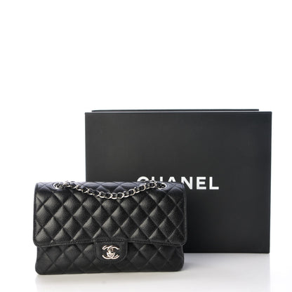 Chanel Caviar Quilted Medium Double Flap Black 9 of 9