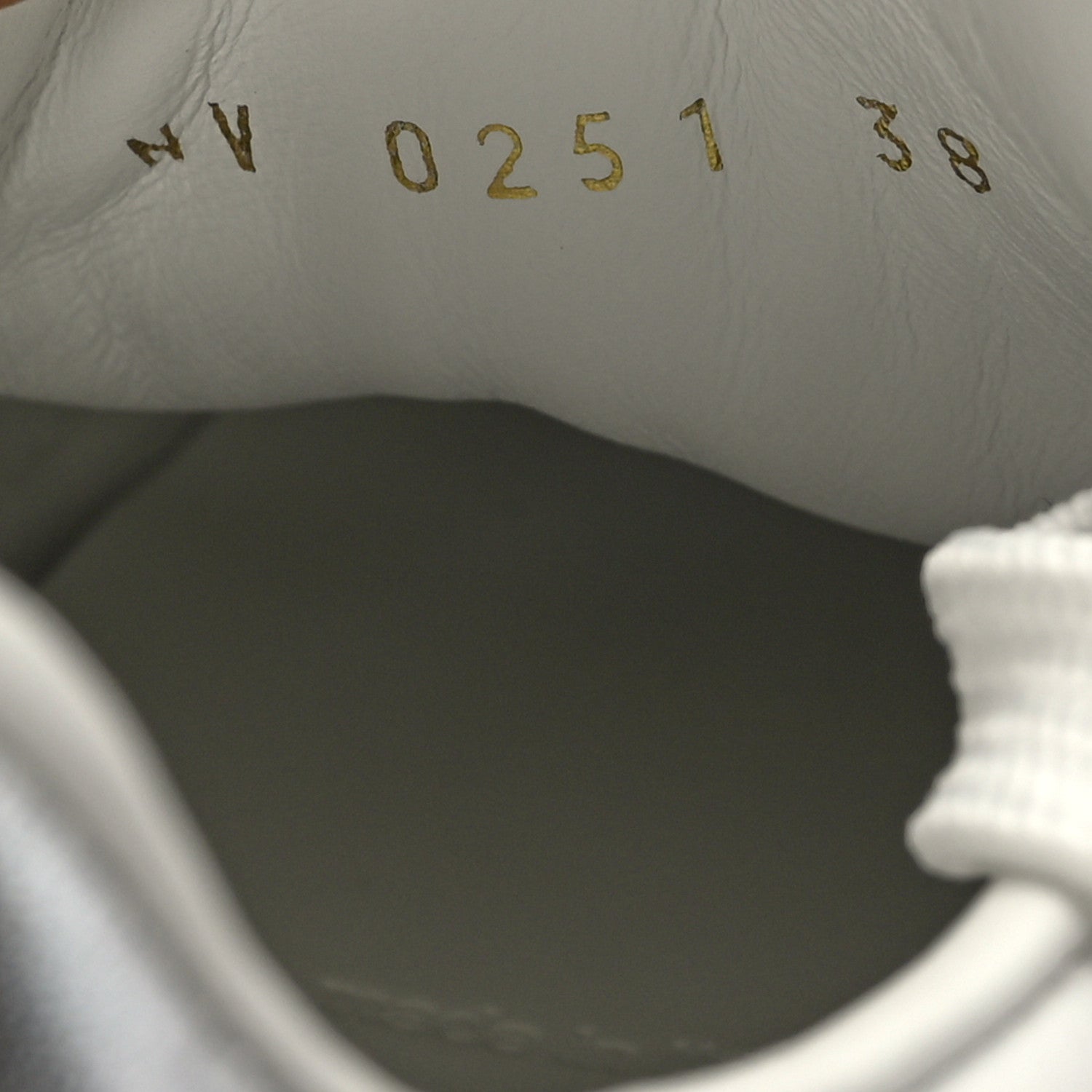 Louis Vuitton Calfskin Monogram Debossed Time Out Sneakers 38 White Silver 6 of 7