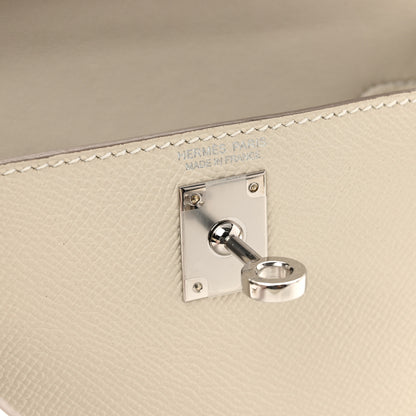 Hermes Epsom Mini Kelly Sellier 20 Craie 6 of 12