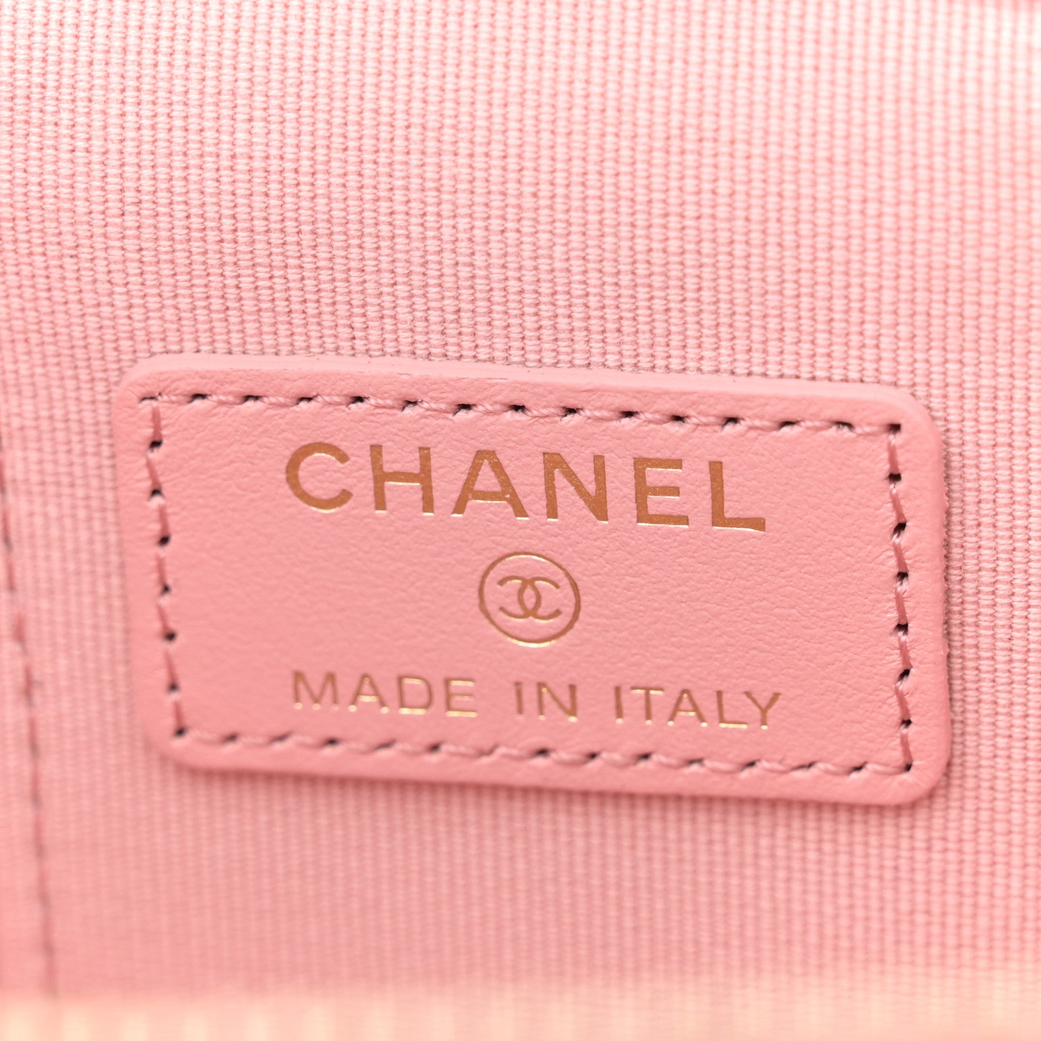 Chanel Caviar Quilted Mini Vanity Case With Chain Light Pink 6 of 10