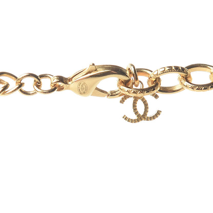 Chanel CC Padlock ID Dog Tag Charm Necklace Gold 4 of 5