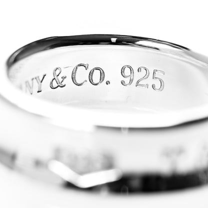Tiffany Sterling Silver 1837 Band Ring 53 6.25 5 of 5