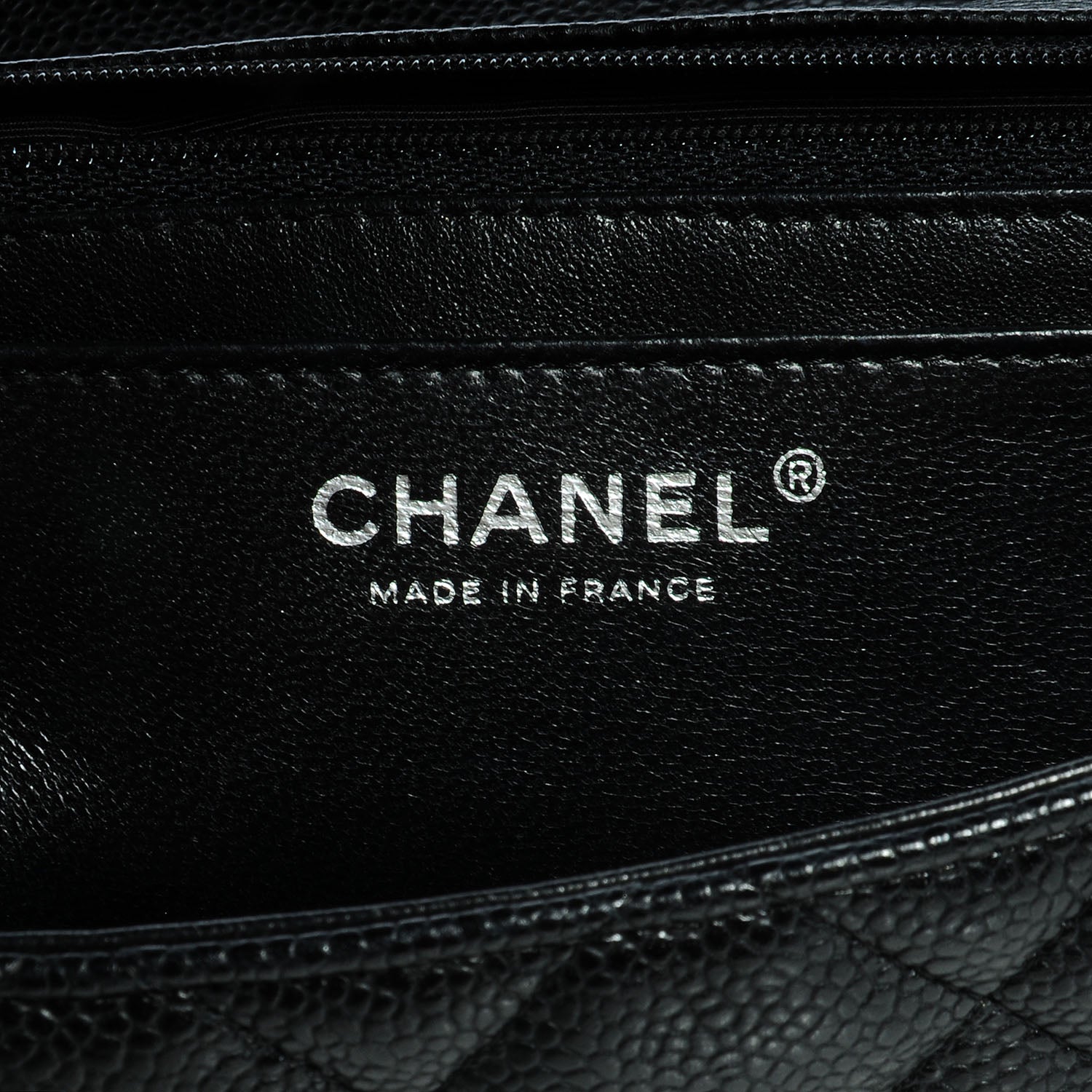 Chanel Caviar Jumbo Single Flap Black 6 of 9