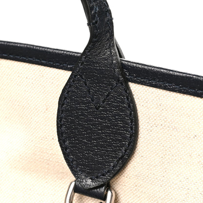 Gucci GG Supreme Monogram Textured Dollar Calfskin Web Large Ophidia Tote Beige Blue 12 of 12