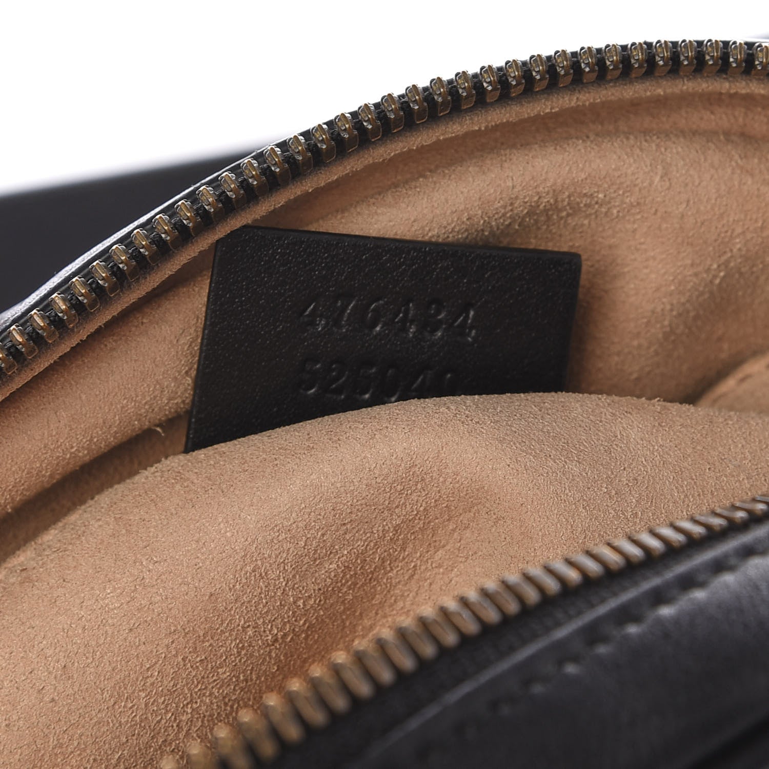 Gucci Calfskin Matelasse GG Marmont Belt Bag 75 30 Black 6 of 7