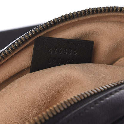 Gucci Calfskin Matelasse GG Marmont Belt Bag 75 30 Black 6 of 7