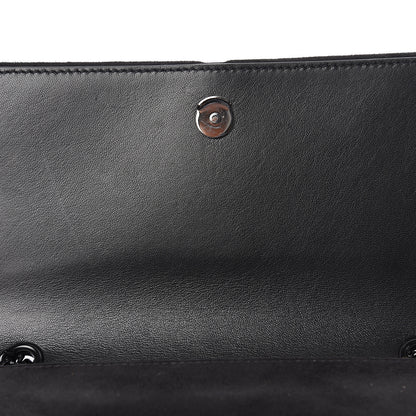Saint Laurent Suede Crystal Small Classic Monogram Kate Satchel Black 7 of 10