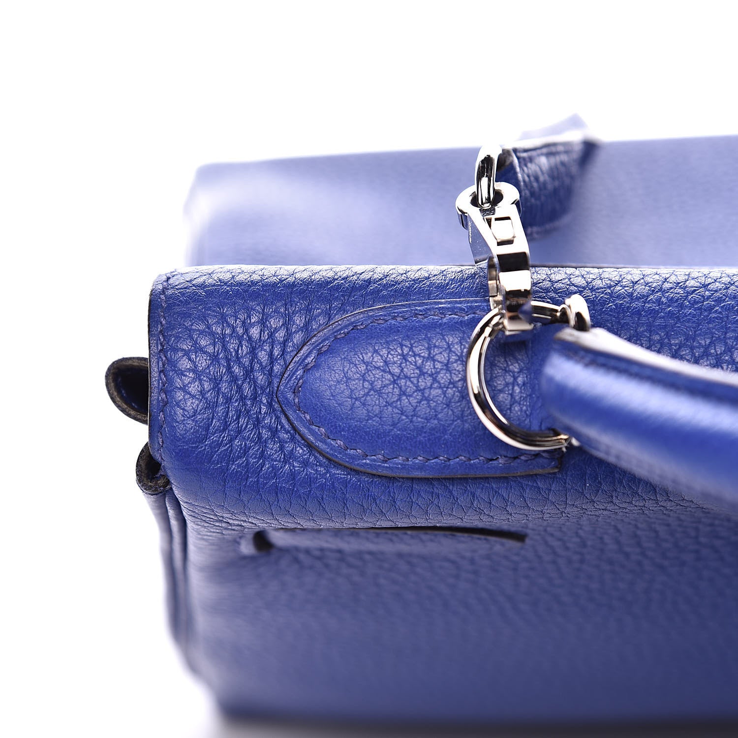Hermes Togo Kelly Retourne 32 Bleu Electrique 28 of 37