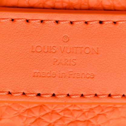 Louis Vuitton Monogram Taurillon Keepall Bandouliere 25 Orange 6 of 9