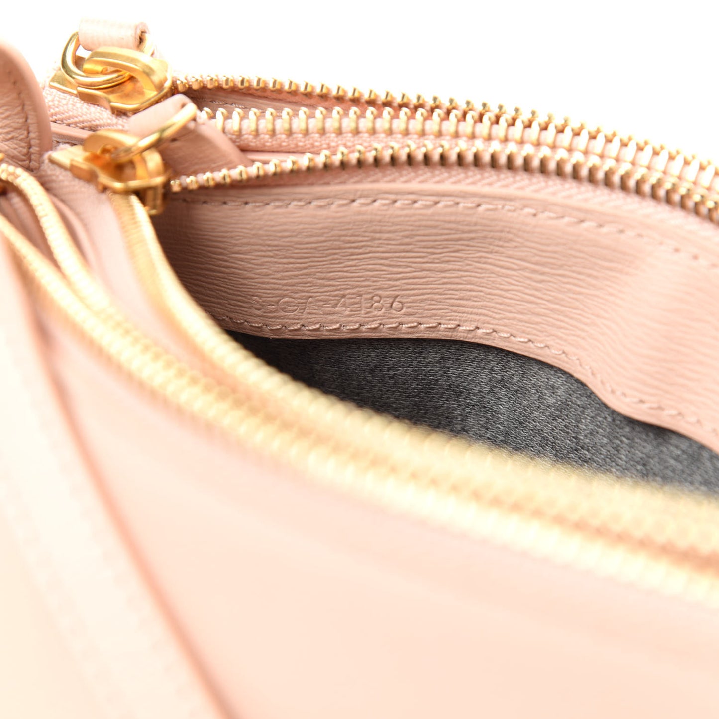 Liege Calfskin Small Trio Crossbody Bag Blush
