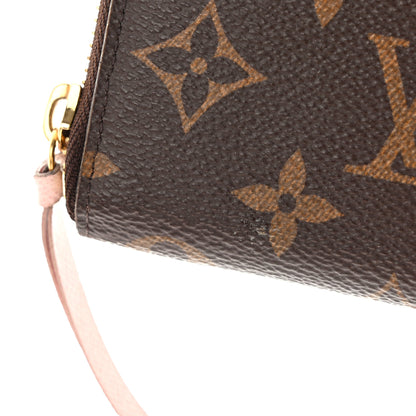 Louis Vuitton Monogram Clemence Wallet Rose Ballerine 11 of 13