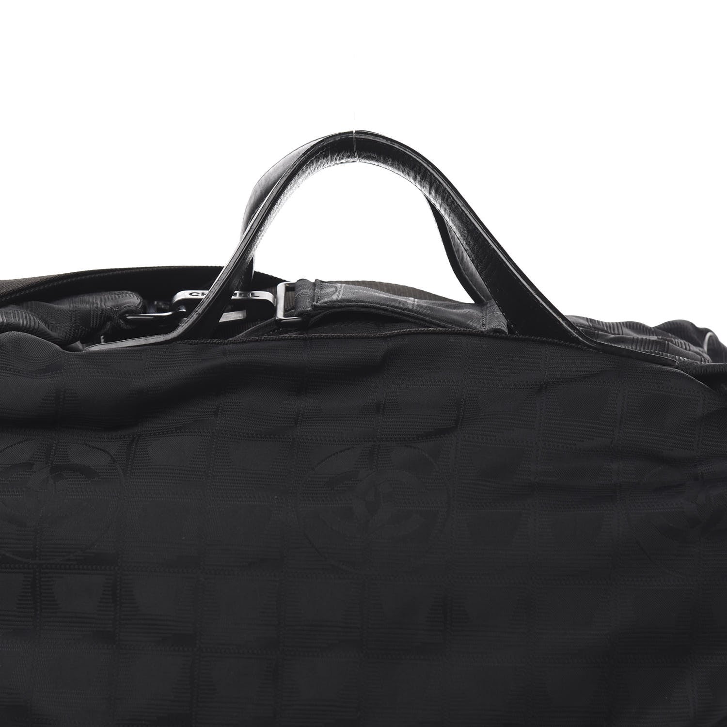 Chanel Nylon Travel Duffle Black 9 of 9