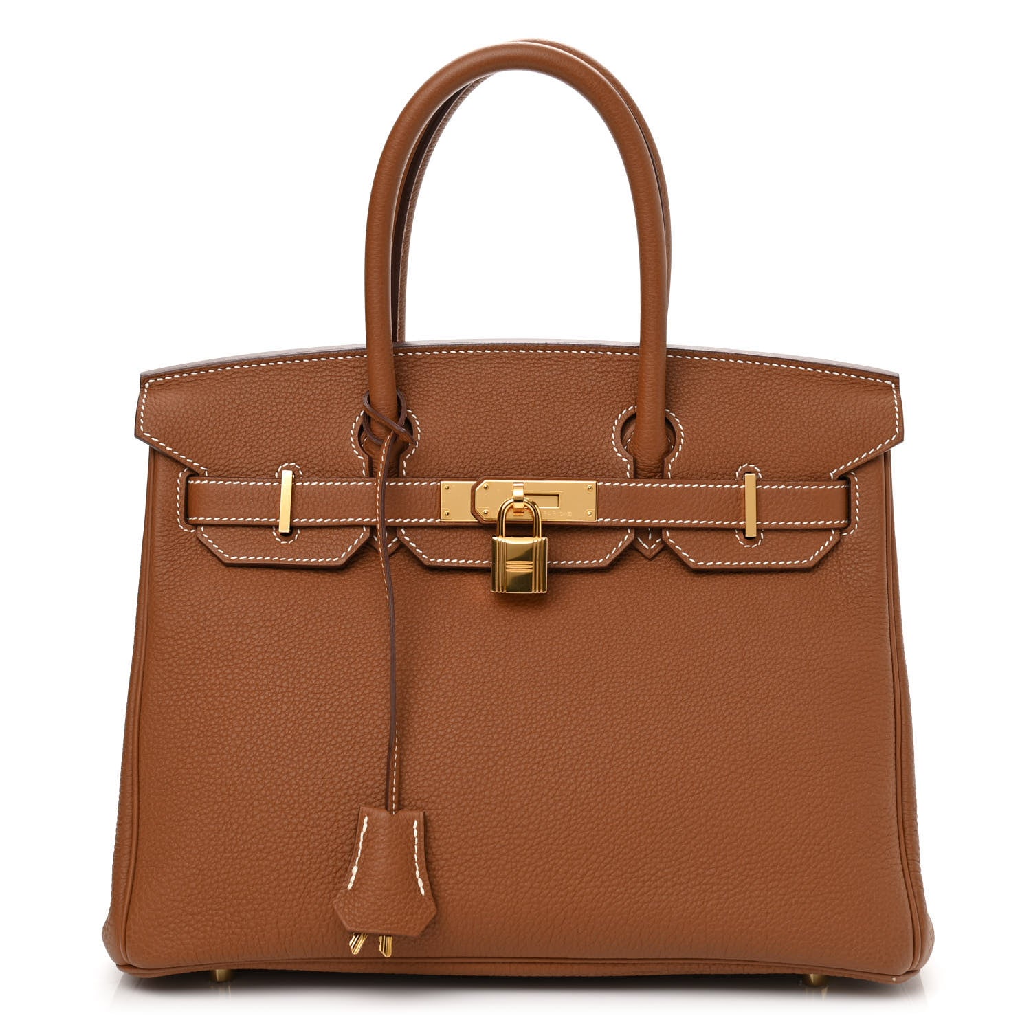 Hermes Togo Birkin 30 Gold 1 of 9