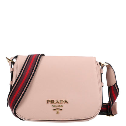 Prada Saffiano Flap Crossbody Cammeo 8 of 10