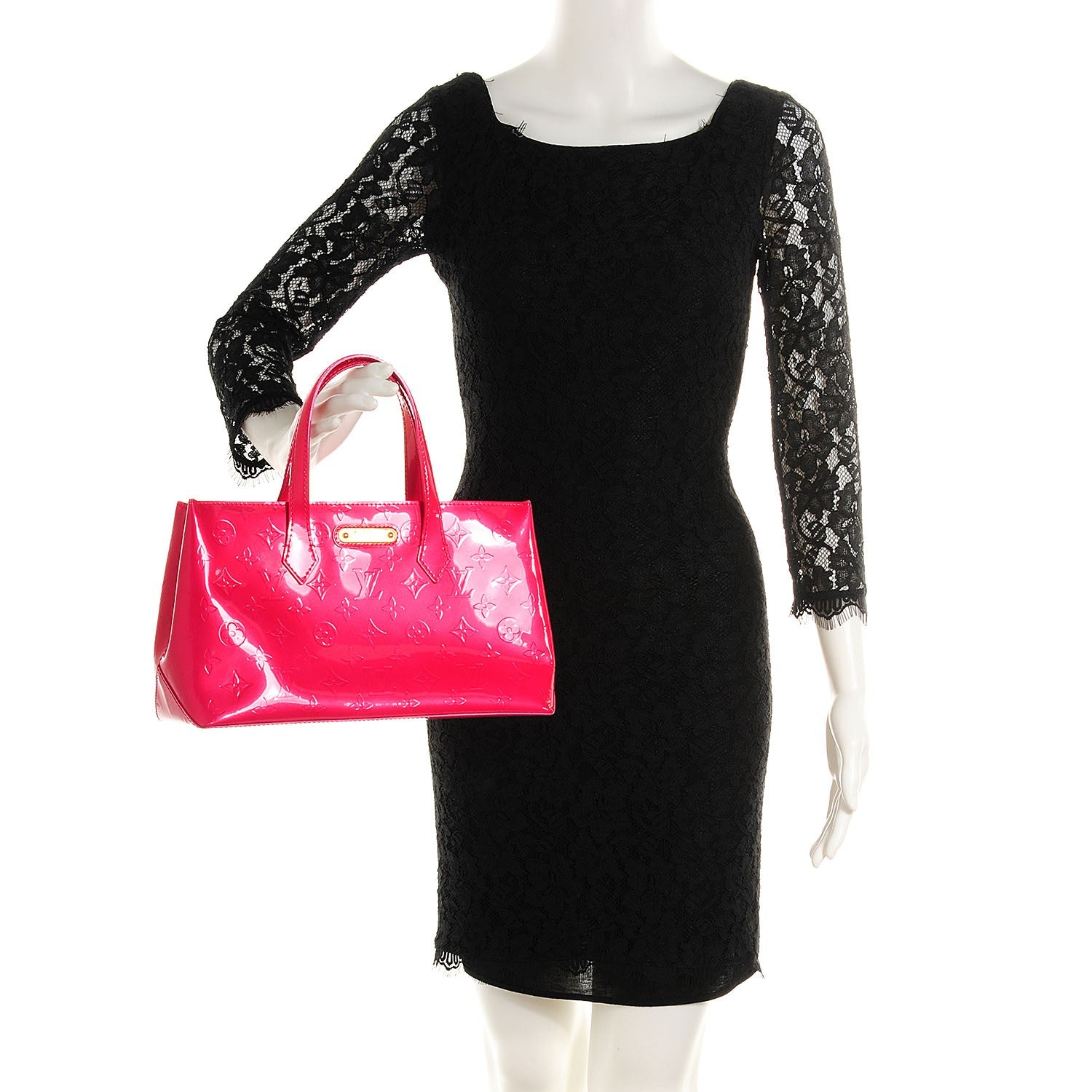 Louis Vuitton Vernis Wilshire PM Rose Pop 2 of 7