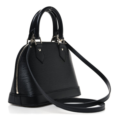 Louis Vuitton Epi Alma BB Black 3 of 9