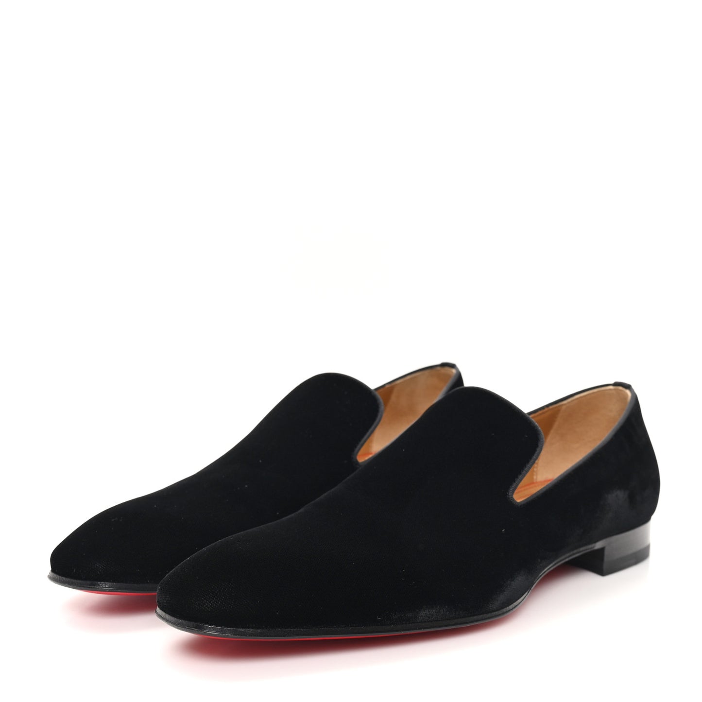 Velvet Mens Dandelion Flat Loafers 42 Black