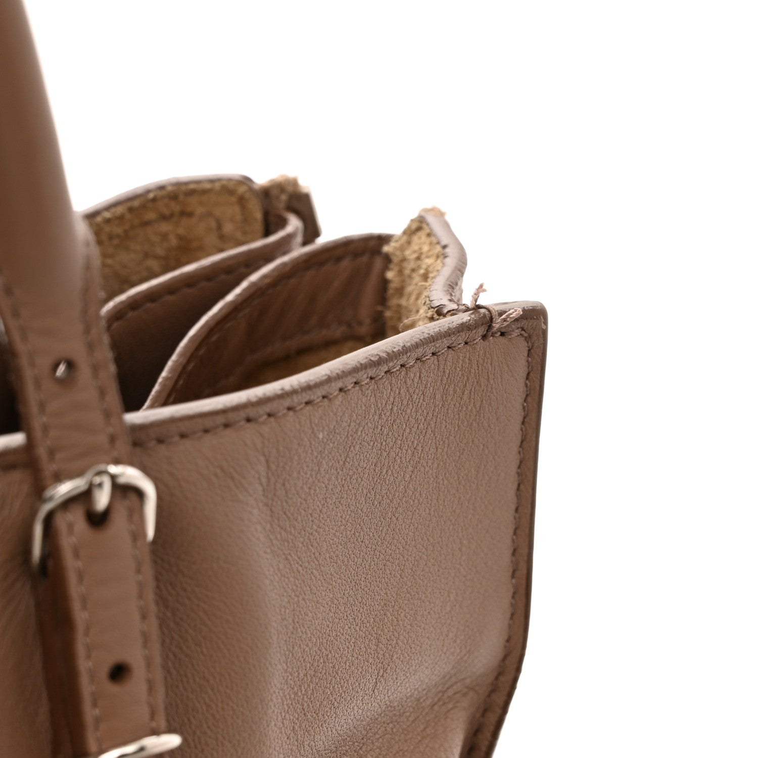 Balenciaga Veau Papier A6 Zip Around Tote Castagna 11 of 15