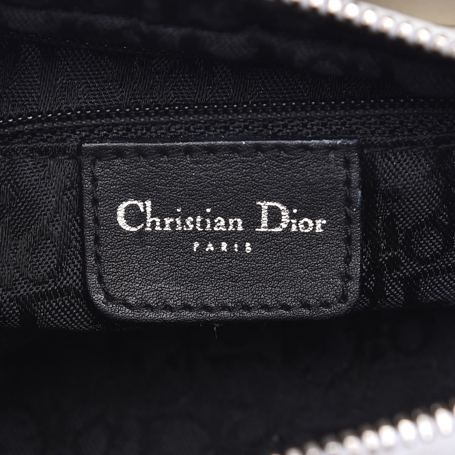 Calfskin Cannage Stitched Small Lady East West Lady Dior White