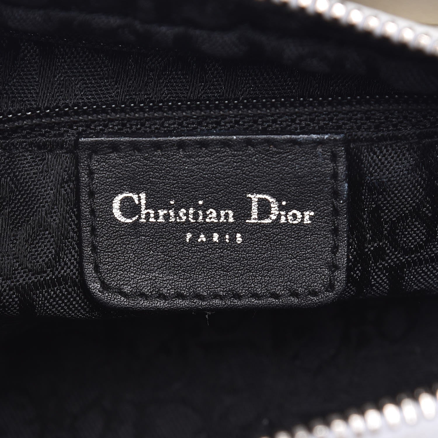 Christian Dior Calfskin Cannage Stitched Small Lady East West Lady Dior White 6 of 12