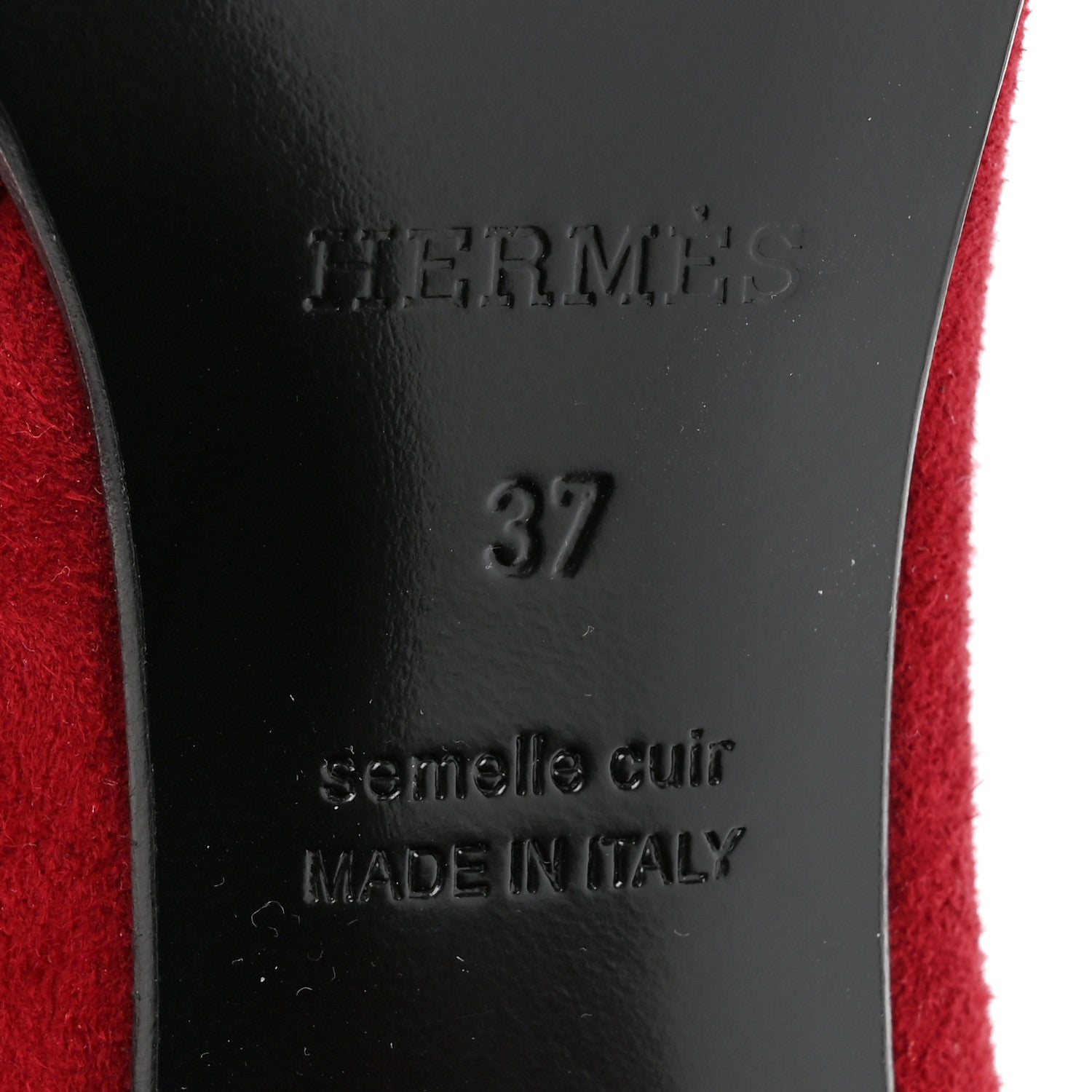 Hermes Suede Goatskin Saint Germain Ankle Boots 37 Rouge Tibetain 6 of 8